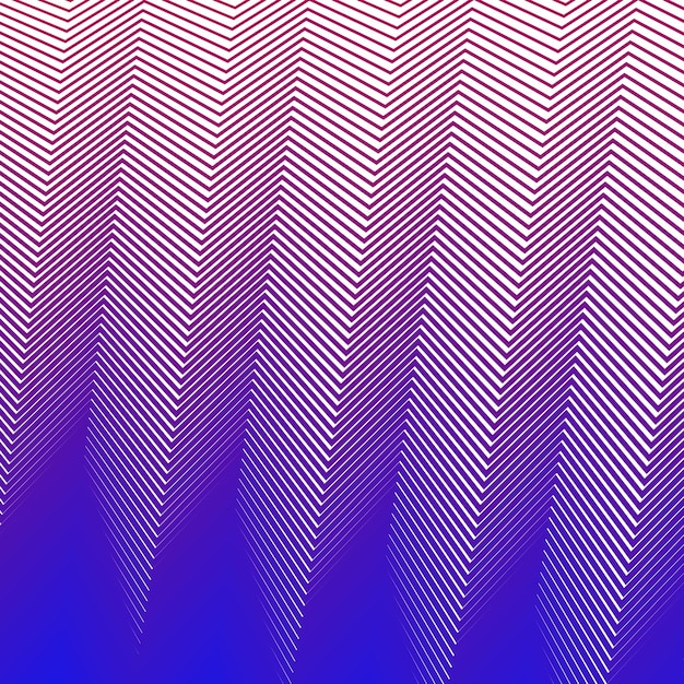 Patrón de líneas de rayas zigzag rojas y azules fondo abstracto sin costuras