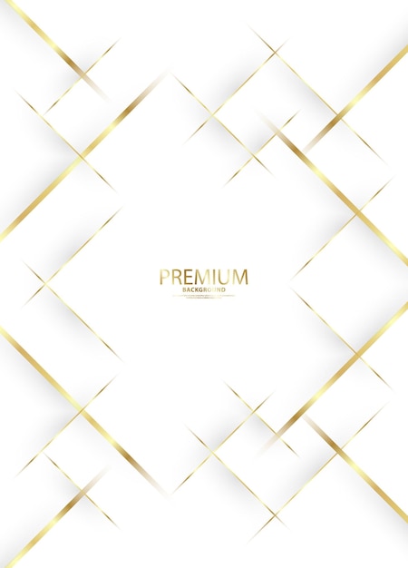 Patrón de lujo Fondo de rayas de brillo dorado premium