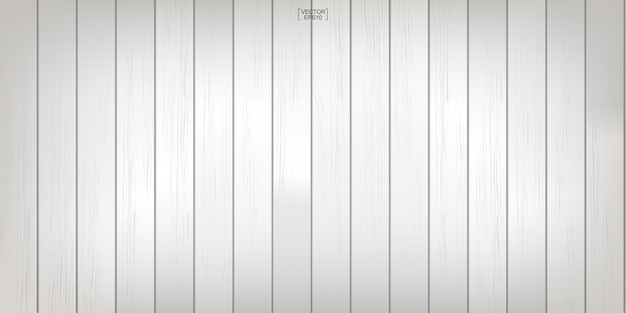 Patrón de madera blanca y textura para el fondo