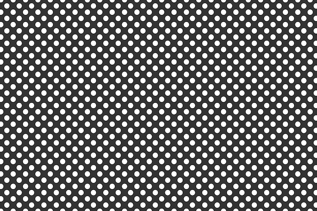 Patrón de malla negra de círculo vectorial textura de fondo sin costuras