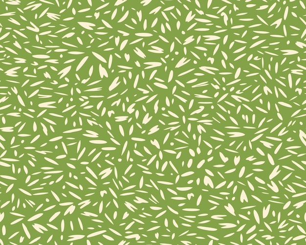 Patrón manchado minimalista formas orgánicas abstractas verdes puntos gotas manchas círculos copos de nieve impresión