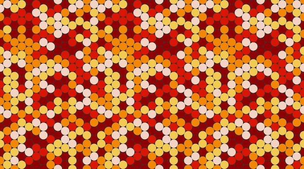 Patrón de manchas redondas con círculos geométricos abstractos Ideal para papeles de pared sin costuras, estampados textiles o fondos de moda con un toque creativo