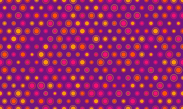 Patrón de manchas redondas con repetición geométrica Ideal para impresiones de telas, fondos de carteles y diseños de papel tapiz abstractos con círculos de moda