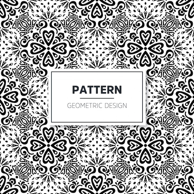 Patrón de mandala sin costuras
