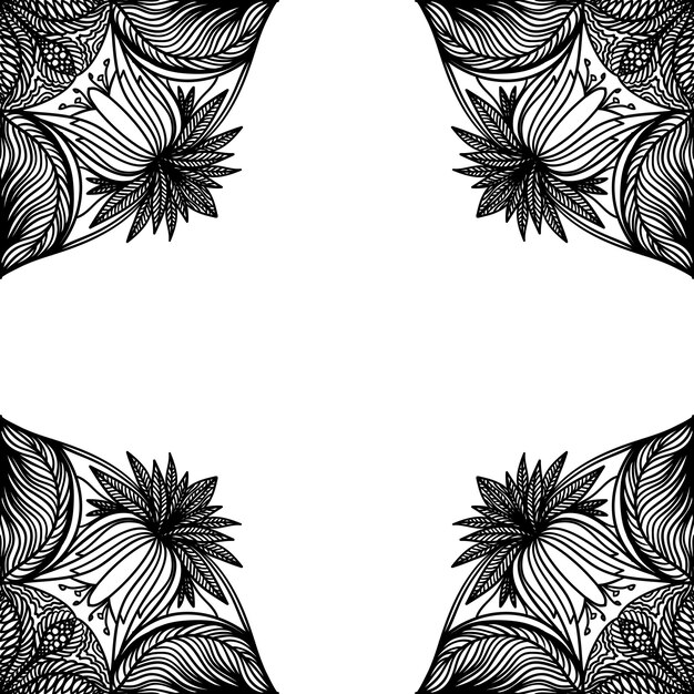 Patrón de mandala decorativo