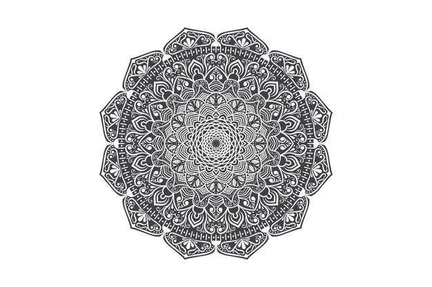 Patrón de mandala con estilo árabe étnico establecer diseño de fondo