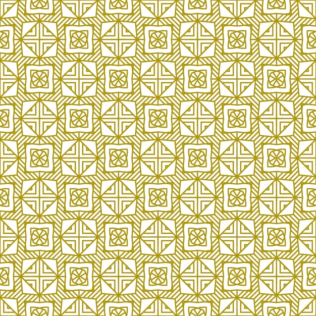 patrón de mandala línea de oro étnico