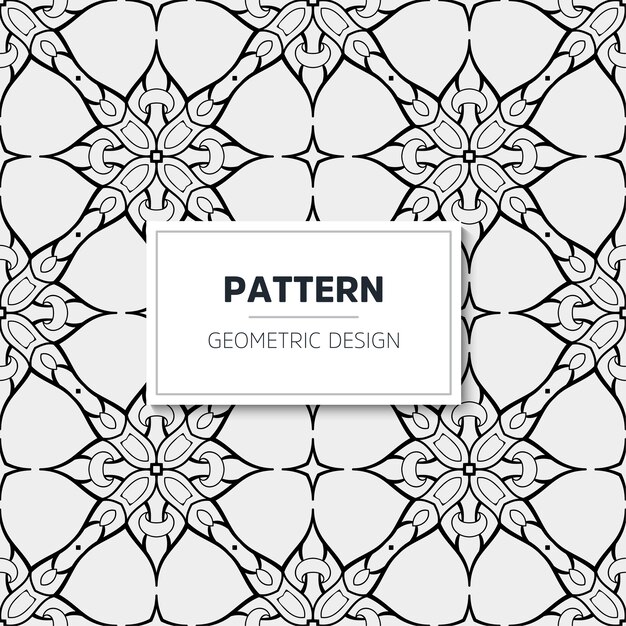 patrón de mandala de lujo. Diseño geométrico