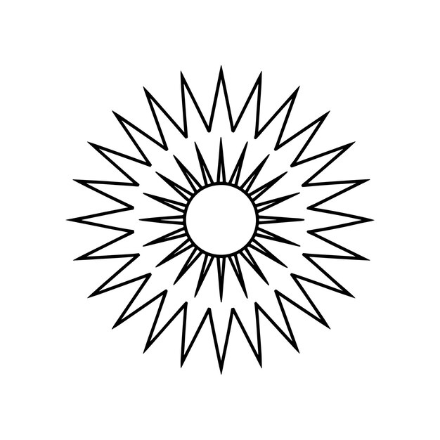 Patrón de mandala o ideas florales simples para colorear la página del libro