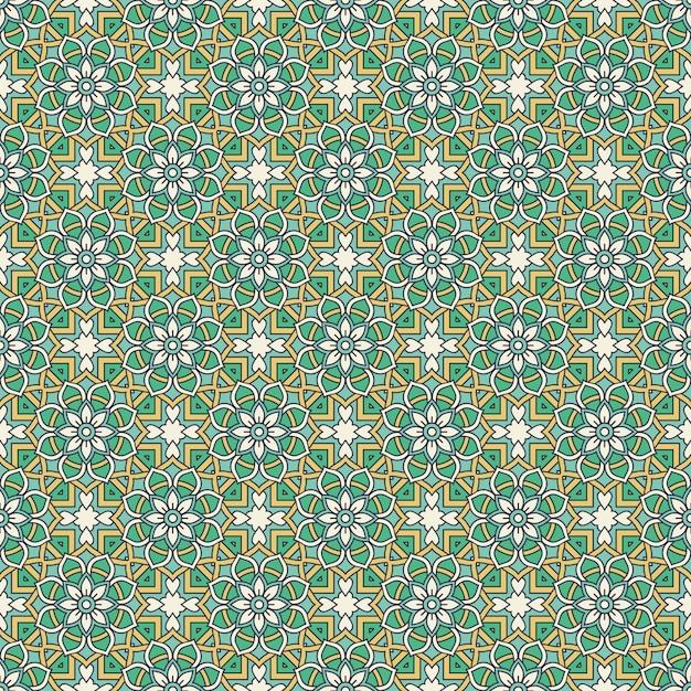 Patrón de mandala ornamental de lujo