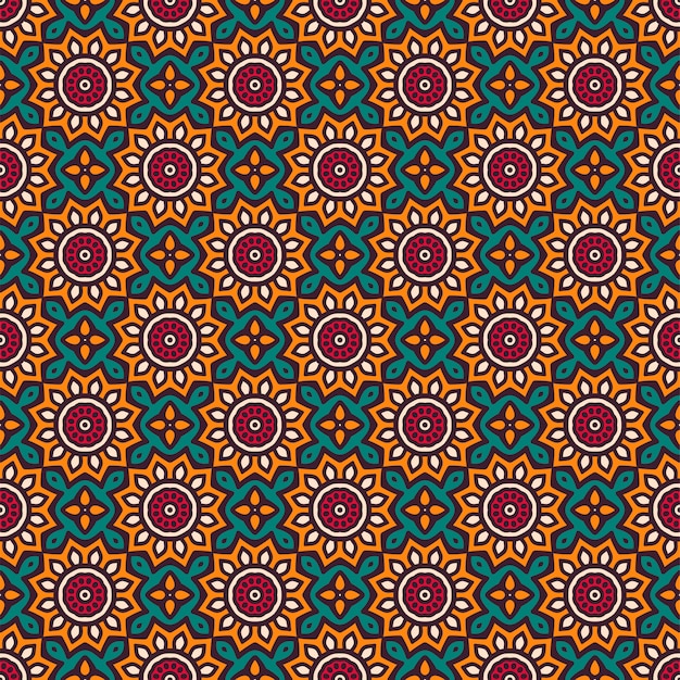 Patrón de mandala ornamental de lujo