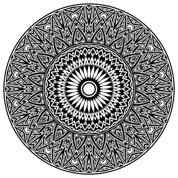 Vector patrón de mandala