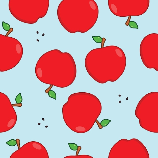 El patrón de la manzana el patrón de la fruta