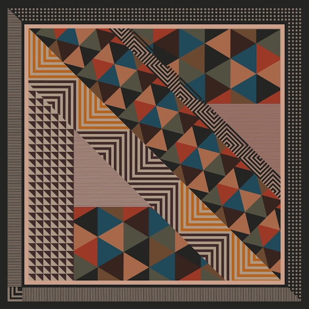 El patrón de marco abstracto