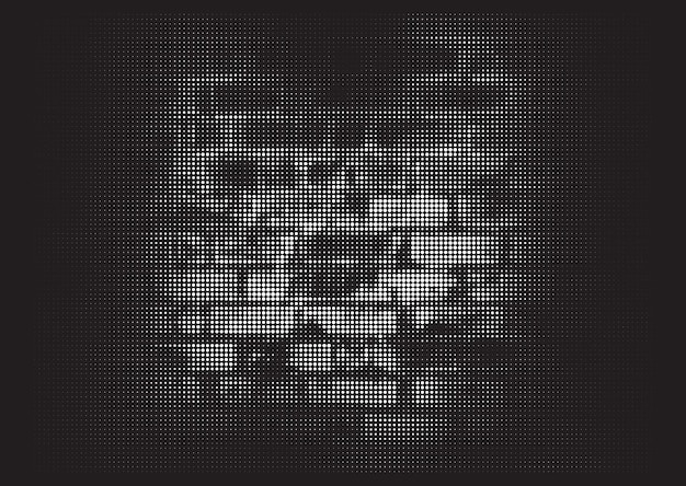 Patrón de medio tono abstracto