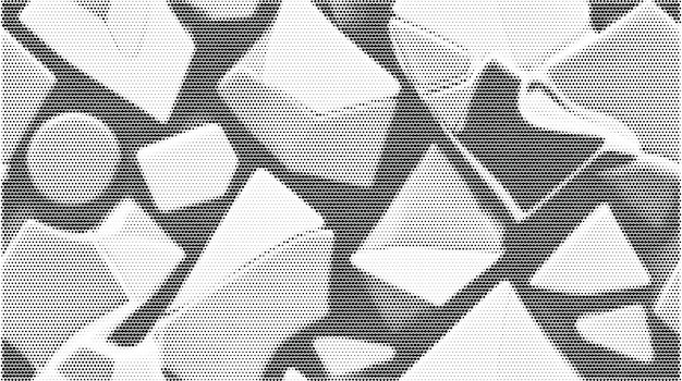 Patrón de medio tono abstracto