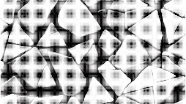 Patrón de medio tono abstracto