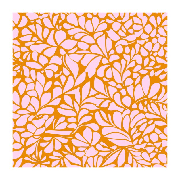 Patrón de moda de diseño floral colorido retro