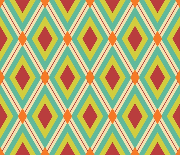 Patrón de moda masculina transparente de vector. Patrón retro Rhombus para estampado de tela, diseño de papel tapiz