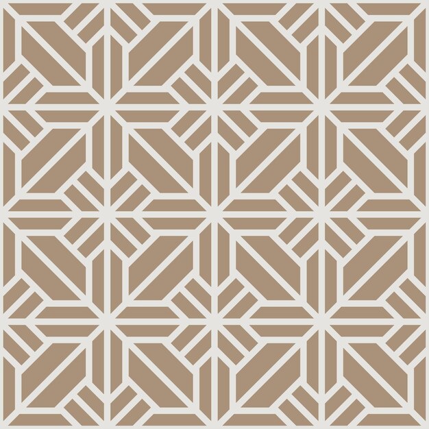 Patrón moderno sin costuras con mosaico entrelazado