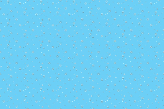 Patrón moderno Estrellas de rayas blancas y sombras negras se superponen con fondo azul claro