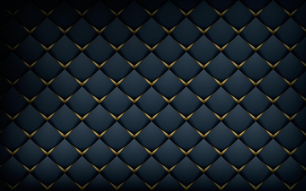 Patrón moderno de fondo negro de textura 3D