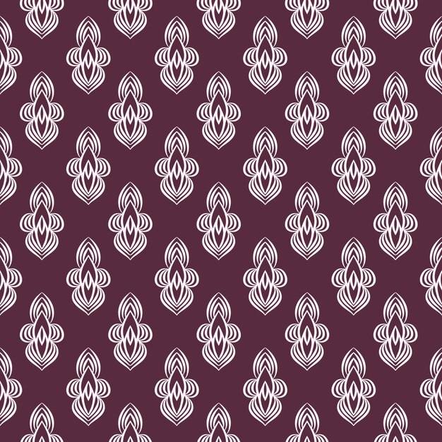 Patrón moderno gráfico de patrones florales abstractos sin fisuras