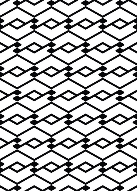 Patrón monocromático sin costuras con líneas paralelas, tejido de mosaico geométrico infinito en blanco y negro, cubierta visual web con textura vectorial abstracta.