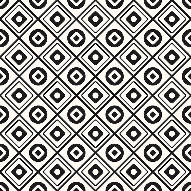 Patrón monocromo transparente geométrico vectorial