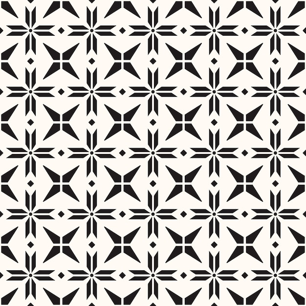 Patrón monocromo transparente geométrico vectorial