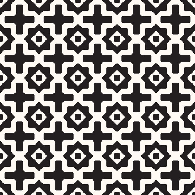 Patrón monocromo transparente geométrico vectorial