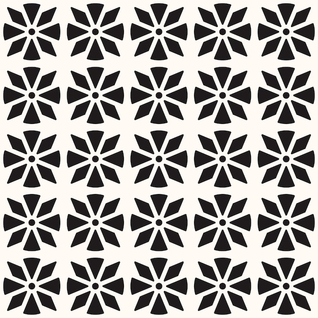 Patrón monocromo transparente geométrico vectorial