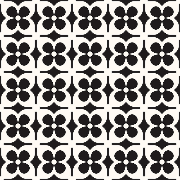 Patrón monocromo transparente geométrico vectorial