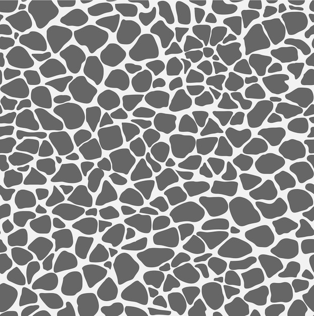 Patrón de mosaico caótico gris transparente ilustración vectorial