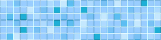 Patrón de mosaico cuadrado azul Fondo del piso de la piscina Baño de cerámica o textura de pared de vidrio