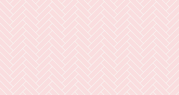 Patrón de mosaico de espiga. Fondo transparente de ladrillos de cerámica rosa diagonal