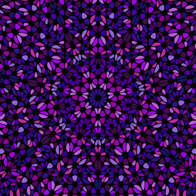 Patrón de mosaico geométrico abstracto flor colorida