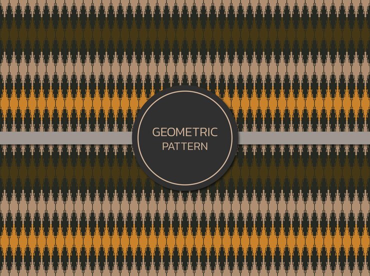 Patrón de mosaico geométrico de diseño plano vector gratuito