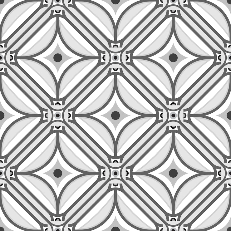 Vector patrón de mosaico moderno