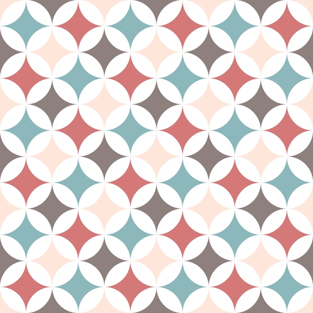 Patrón de mosaico simple geométrico abstracto