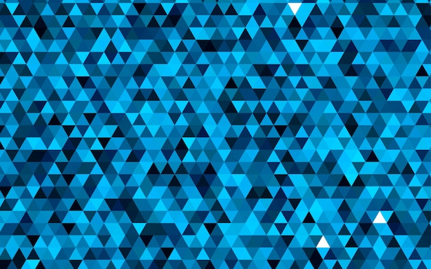 Patrón de mosaico triángulo vector AZUL claro