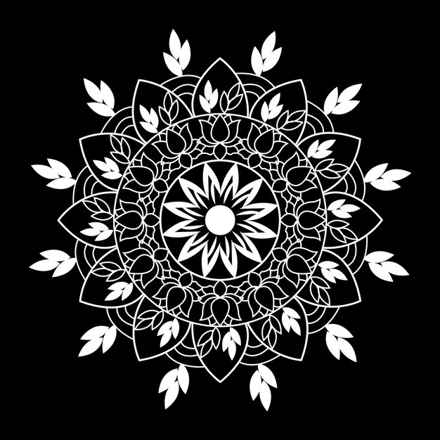Patrón Motivo Mandala Arte Ornamento Elemento de diseño