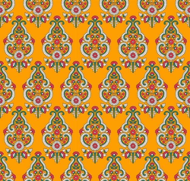 Patrón de motivo tradicional vector gratuito