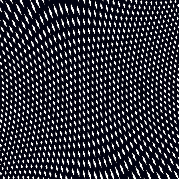 Patrón muaré, fondo op art. fondo hipnótico relajante con líneas negras geométricas. mosaico vectorial abstracto.