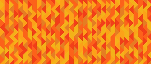 Vector un patrón naranja y amarillo con triángulos y la palabra zigzag.