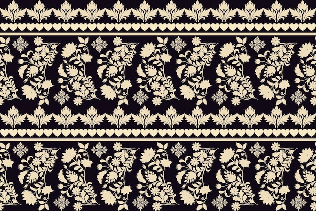 Patrón nativo americano Patrón de tela tribal Fondo de tela Bordado hecho a mano Diseño étnico