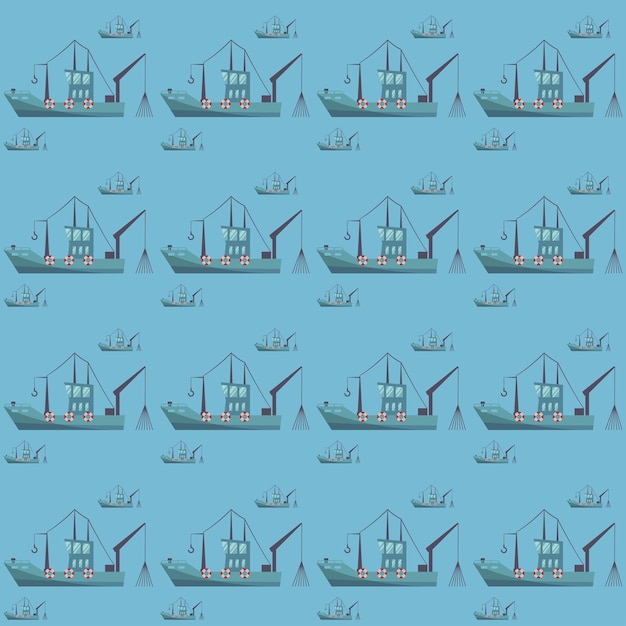 Patrón de nave vectorial 16