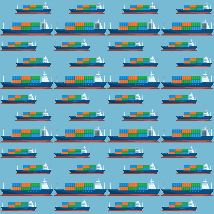 Vector patrón de nave vectorial 4