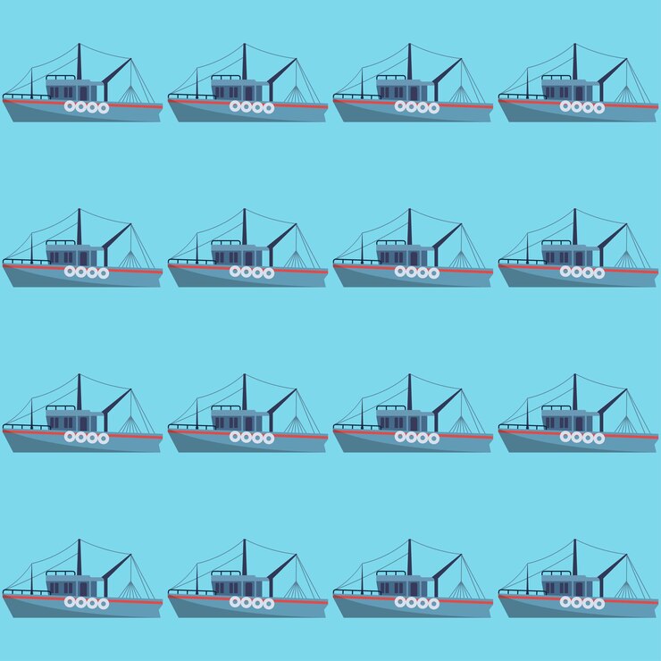 Vector patrón de nave vectorial 7