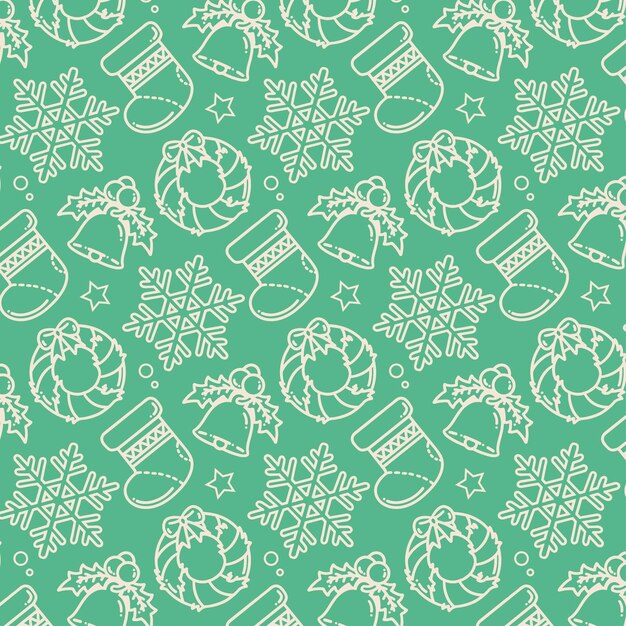 Patrón de Navidad abstracto sin costuras